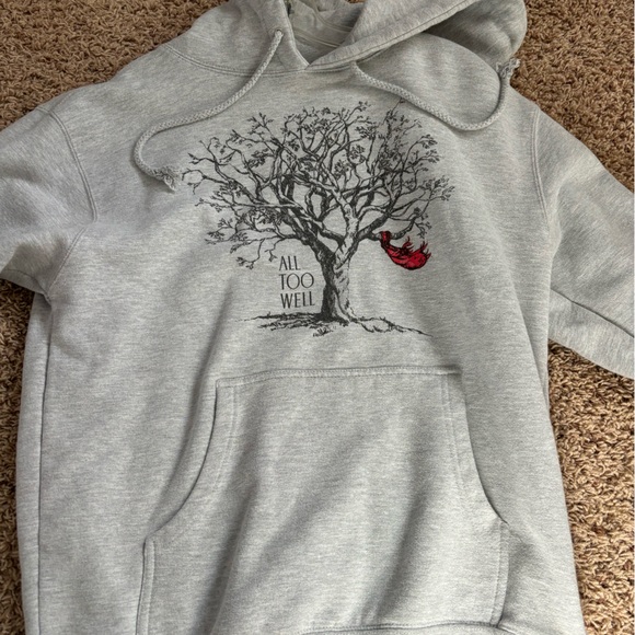 TAYLOR SWIFT grey all too well hoodie - Picture 1 of 4